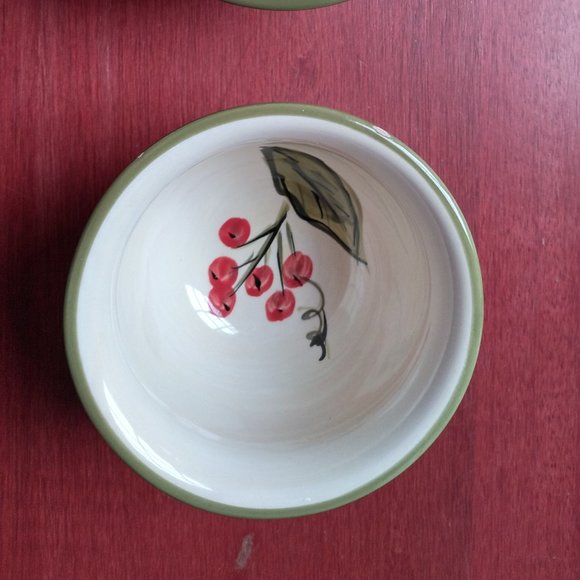 Ceramic Fruit Pattern Dipping Bowls - Picture 8 of 8